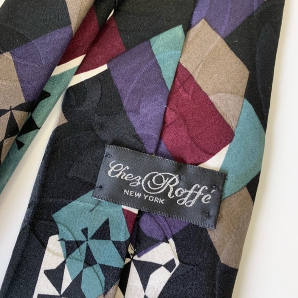Chez Roffe Silk Tie - Picture 2 of 5